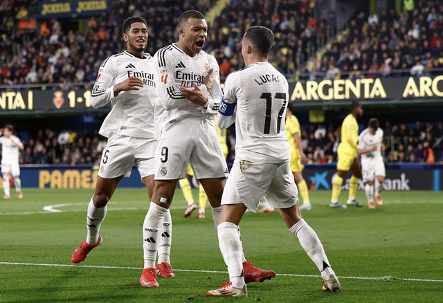 Nhấn chìm "tàu ngầm vàng", Mbappe đưa Real Madrid lên đỉnh bảng La Liga