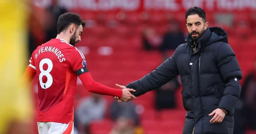 Amorim lên tiếng chốt tương lai của Bruno Fernandes tại MU